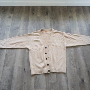 Asclo brown button up cardigan